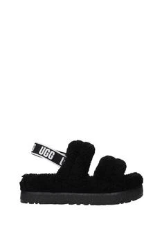 UGG | Sandals oh fluttita Sheepskin Black 5.5折