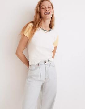 Madewell | Rivet & Thread Baby Tee in Colorblock商品图片,4.6折×额外7折, 额外七折