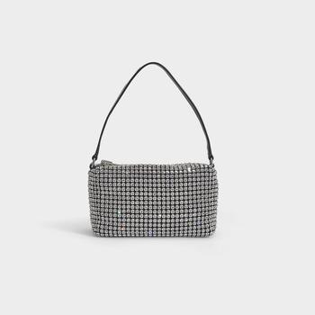 亚历山大·王包, Alexander Wang | Heiress Medium Pouch in White Crystal Rhinestone商品图片 