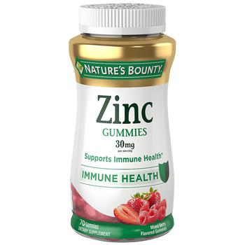 商品Immune Support Zinc Gummies 30mg Mixed Berry图片