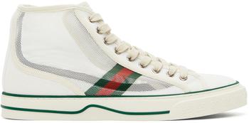 古驰高帮鞋, Gucci | 白色 Gucci Tennis 1977 高帮运动鞋商品图片 