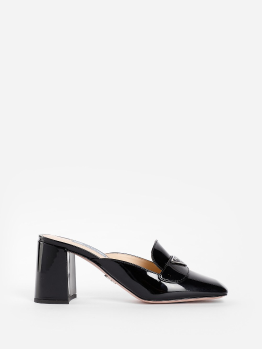 Prada | PRADA 女士黑色三角标志高跟鞋 1D015M-069-F0002商品图片,独家减免邮费