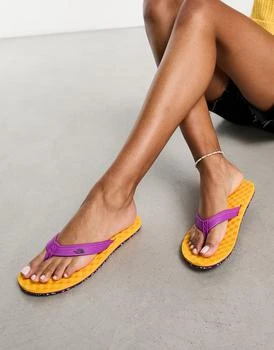 The North Face | The North Face Base Camp Mini II flip flops in yellow and purple 