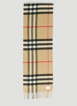 推荐Check Cashmere Scarf商品