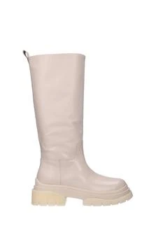 推荐Boots Leather Beige Cream商品