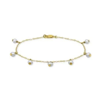 Giani Bernini | Cultured Freshwater Pearl (5mm) Dangle Link Bracelet, Created for Macy's,商家Macy's,价格¥521