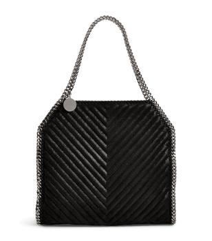 推荐Small Quilted Shaggy Deer Falabella Tote Bag商品