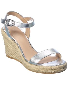 stuart weitzman凉鞋推荐, Stuart Weitzman | Stuart Weitzman Teddi Leather Wedge Sandal商品图片 4.8折