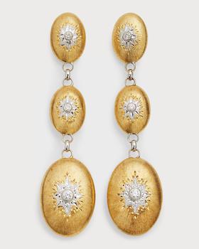 商品18K Yellow and White Gold Macri Earrings图片