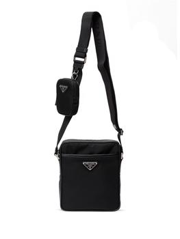 推荐Prada `Re-Nylon` And Saffiano Leather Shoulder Bag商品