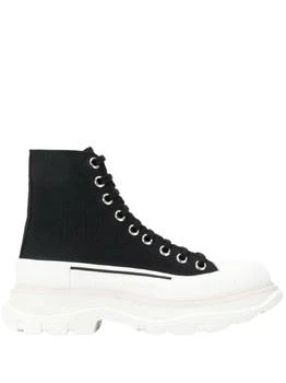 Alexander McQueen | Black And White Treadslick Boots 7折