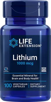 商品Life Extension Lithium - 1000 mcg (100 Capsules)图片