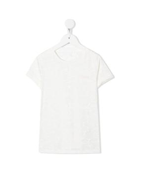 Chloé | Kids Marbled White T-shirt With Logo商品图片,