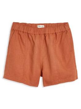 Madewell | Linen-Blend Shorts商品图片,4折×额外7.5折, 额外七五折