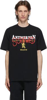 推荐Black 'Antwerpen Screwed' T-Shirt商品