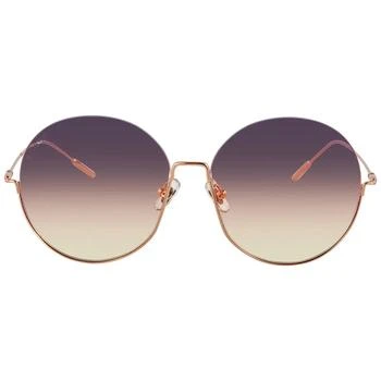 推荐Ella Pink/Purple Gradient Round Ladies Sunglasses BL7106 A30 51商品