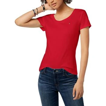 Tommy Hilfiger | Tommy Hilfiger Womens Crew Neck Short Sleeves T-Shirt 5.3折