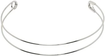 Vetements | Silver Safety Pin Choker,商家Ssense US,价格¥4957