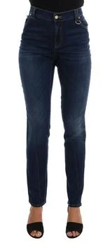推荐Versace Jeans Blue Wash Cotton Stretch Slim Denim  Jeans Pant商品