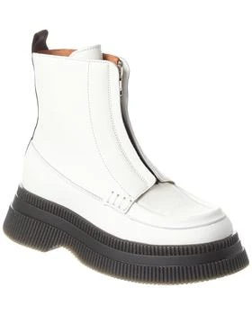 推荐GANNI Creepers Wallaby Zip Leather Boot商品