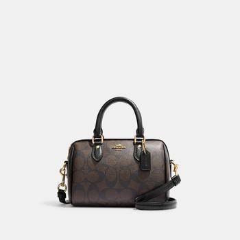 商品Coach | Coach Outlet Mini Rowan Crossbody In Signature Canvas,商家Premium Outlets,价格¥1401图片