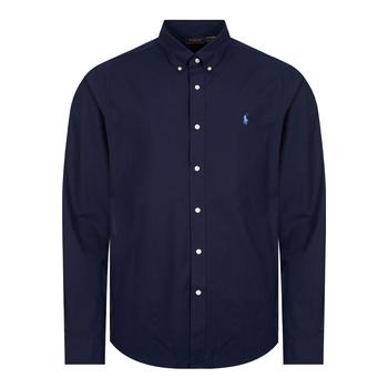 推荐Polo Ralph Lauren Custom Fit Poplin Shirt - Navy商品