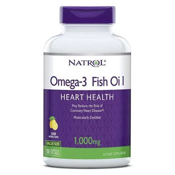 Natrol | Omega-3 1000 mg Softgels Lemon,商家Walgreens,价格¥74