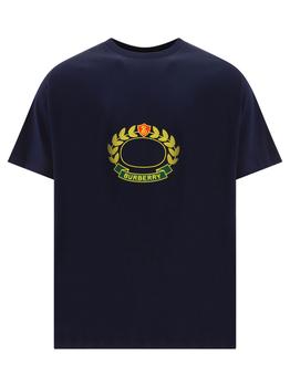 推荐Burberry Men's  Blue Other Materials T Shirt商品