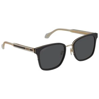 Gucci | Grey Square Men's Sunglasses GG0563SKN 001 55 4.5折, 满$200减$10, 满减