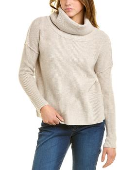 推荐Forte Cashmere Waffle Knit Cashmere Sweater商品