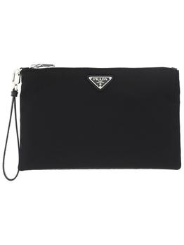 Prada | Prada Logo Plaque Pouch商品图片,