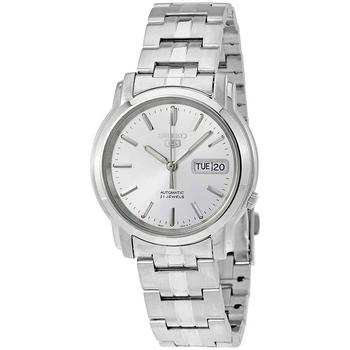 精工男表, Seiko | 5 Automatic Silver Dial Stainless Steel Mens Watch SNKK65商品图片 4.5折