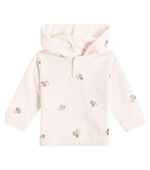 推荐Baby Cody embroidered cotton fleece hoodie商品