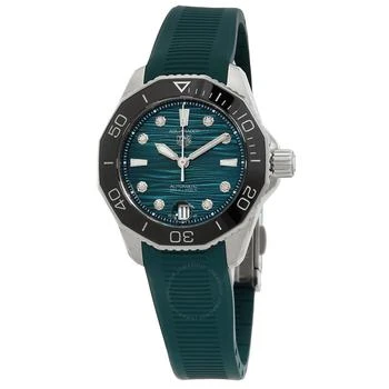 TAG Heuer | Aquaracer Professional 300 Date Automatic Diamond Blue Dial Ladies Watch WBP231G.FT6226 7.5折, 满$200减$10, 独家减免邮费, 满减