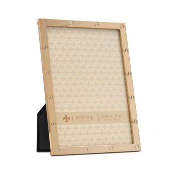 Lawrence Frames | High Quality Polished Cast Metal Picture Frame - Screw Head Design, 5" x 7",商家Macy's,价格¥277