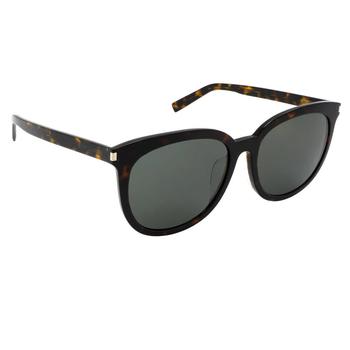 Yves Saint Laurent | Grey Square Men's Sunglasses SL 284 F SLIM 002 56商品图片,3.2折