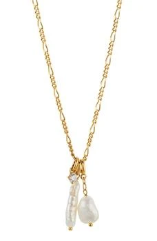 AJOA | Reflection Cultured Pearl & CZ Pendant Necklace,商家Nordstrom Rack,价格¥112