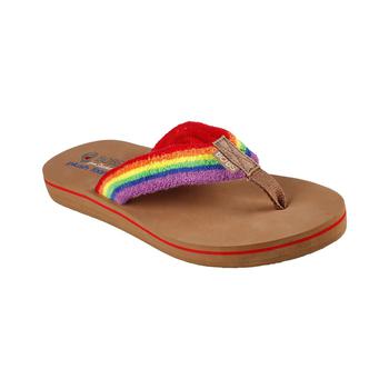 SKECHERS | Women's BOBS Sunset - Happier Months Flip Flop Sandals from Finish Line商品图片,8.3折