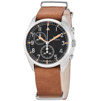 Hamilton | Hamilton Khaki Pilot Pioneer Mens Chronograph Quartz Watch H76522531商品图片,6.7折, 满$275减$25, 满减
