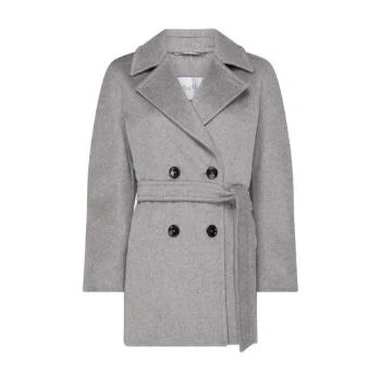 Max Mara | 【特惠9.0折】包邮包税【预售7天发货】 MAX MARA 女士 大衣 Ragusa 短款外套  2310860339600/1 MAXG99JXGRY,商家TLS PARIS,价格¥24904