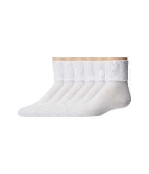 Jefferies Socks | Turncuff 6 Pair Pack (Infant/Toddler/Little Kid/Big Kid/Adult),商家Zappos,价格¥132