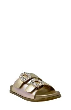 SHUSHOP | Kids' Bridget Rhinestone Buckle Slide Sandal,商家Nordstrom Rack,价格¥183