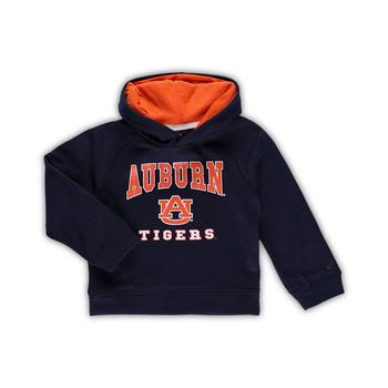 Colosseum | Toddler Boys and Girls Navy Auburn Tigers Chimney Sweep Raglan Pullover Hoodie商品图片,