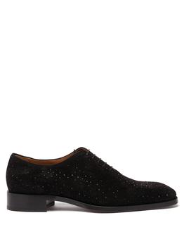 product Corteo crystal-studded suede Oxford shoes image