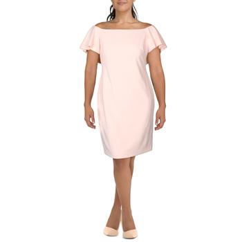 拉夫劳伦连衣裙是什么牌子, Ralph Lauren | Lauren Ralph Lauren Womens Ames Ruffled Mini Cocktail Dress商品图片 0.9折