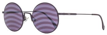 推荐Fendi Women's Round Sunglasses FF0248S B3VXL Dark Violet 53mm商品