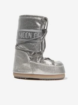 推荐Kids Icon Glitter Snow Boots in Silver商品