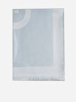 Givenchy | Logo silk and wool scarf 6折, 独家减免邮费
