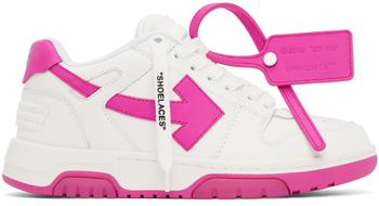 推荐White & Pink Out Of Office Sneakers商品