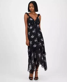 And Now This | Women's Textured Slip Dress, Macy's Exclusive,商家Macy's,价格¥585